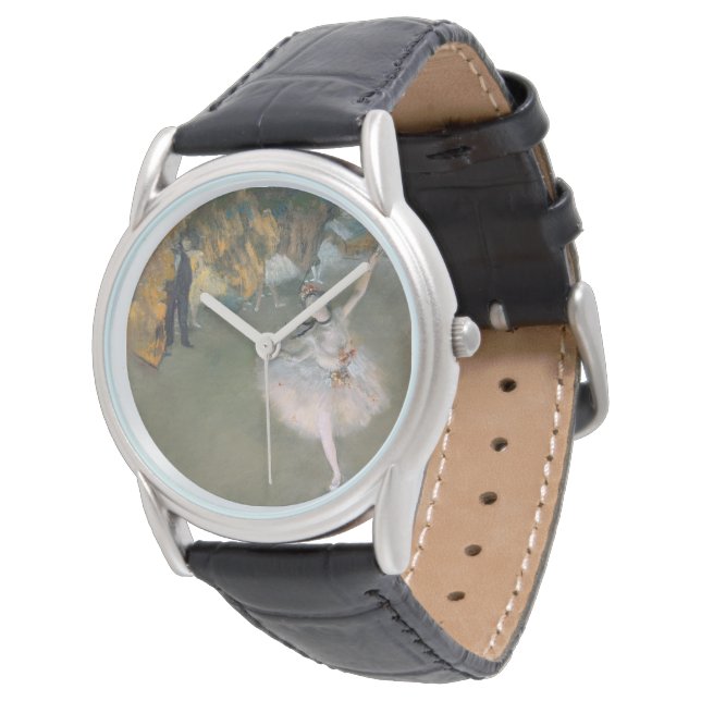 Edgar Degas | Der Star oder Tänzer auf der Bühne Armbanduhr (Schrägansicht)