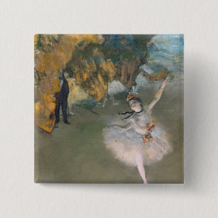 Edgar Degas Der Star oder Tänzer auf der Bühne Button