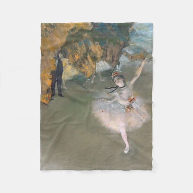 Edgar Degas | Der Star oder Tänzer auf der Bühne Fleecedecke (Vorderseite)