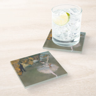 Edgar Degas   Der Star oder Tänzer auf der Bühne Glasuntersetzer