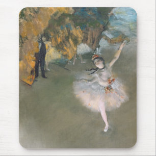 Edgar Degas Der Star oder Tänzer auf der Bühne Mousepad