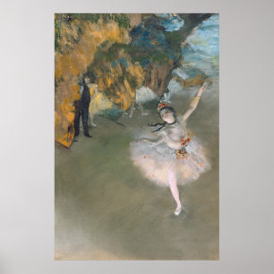 Edgar Degas   Der Star oder Tänzer auf der Bühne Poster