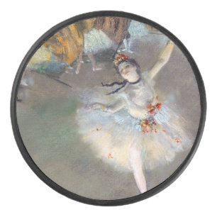 Edgar Degas - Der Star / Tänzer auf der Bühne Eishockey Puck