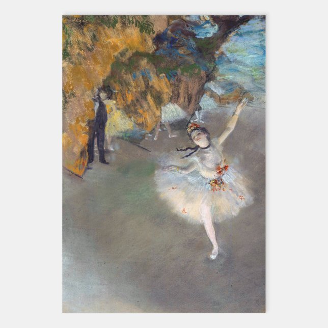 Edgar Degas - Der Star / Tänzer auf der Bühne Geschenkpapier Set (Von Creator hochgeladen)