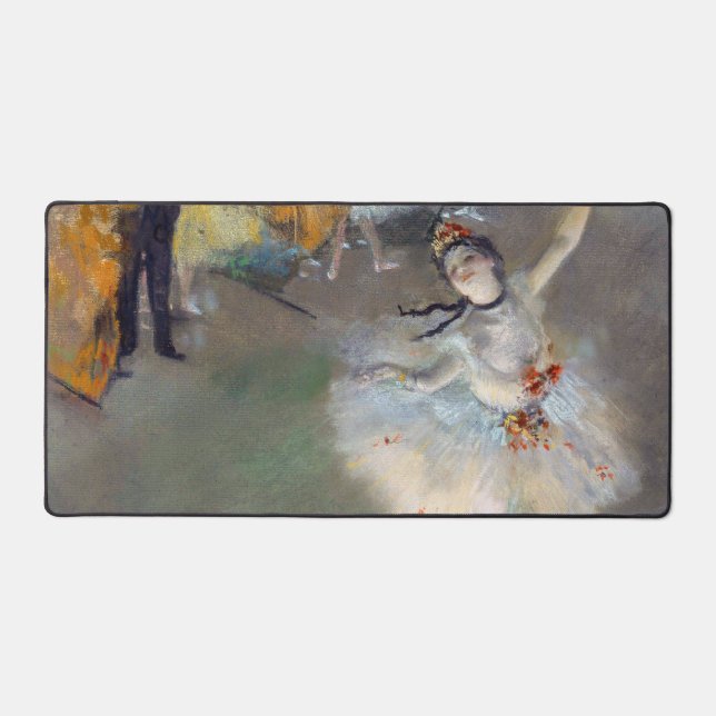 Edgar Degas - Der Star / Tänzer auf der Bühne Schreibtischunterlage (Vorderseite)