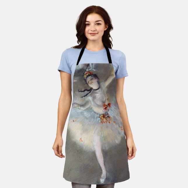 Edgar Degas - Der Star / Tänzer auf der Bühne Schürze (Getragen)