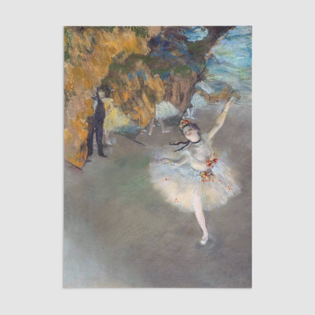 Edgar Degas - Der Star / Tänzer auf der Bühne Seidenpapier (Von Creator hochgeladen)