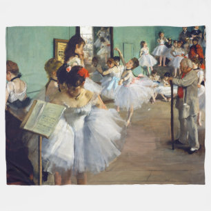 Edgar Degas - Der Tanzunterricht Fleecedecke