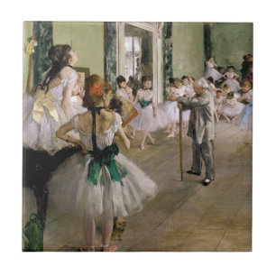 Edgar Degas - Der Tanzunterricht Fliese