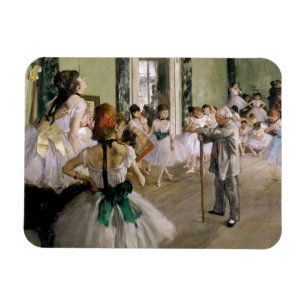 Edgar Degas - Der Tanzunterricht Magnet