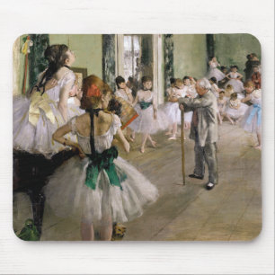 Edgar Degas - Der Tanzunterricht Mousepad