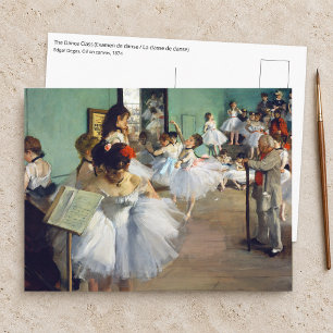 Edgar Degas - Der Tanzunterricht Postkarte