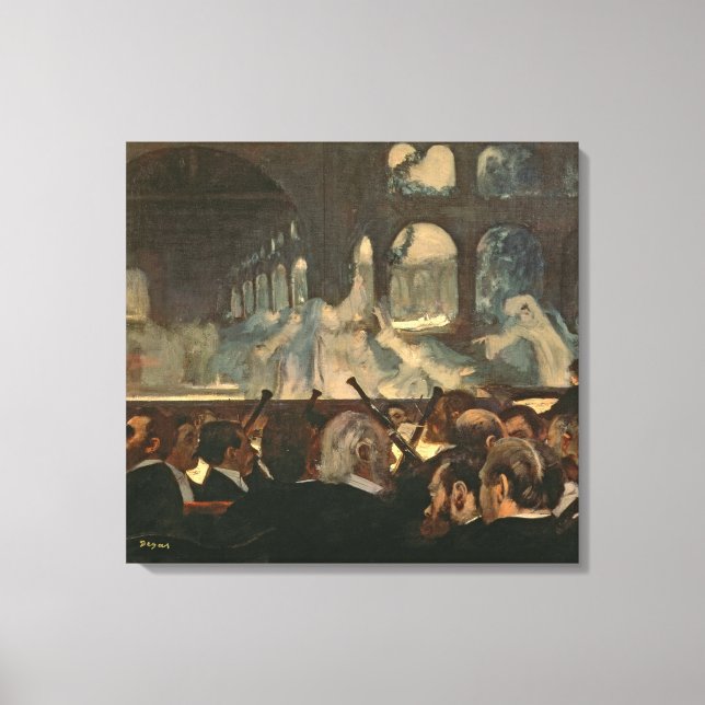 Edgar Degas | Die Ballettszene, Meyerbeer-Oper Leinwanddruck (Vorderseite)