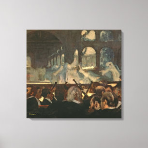 Edgar Degas   die Ballettszene, Meyerbeers Oper Leinwanddruck