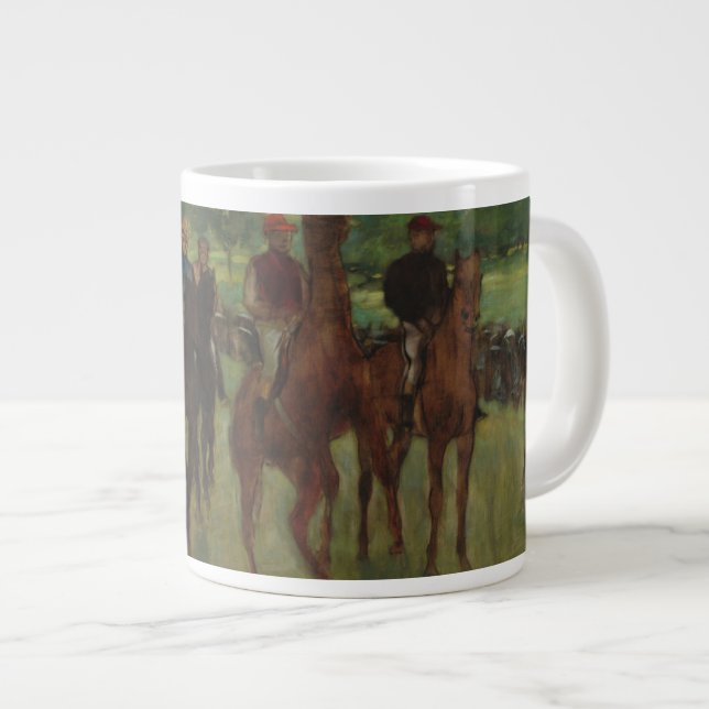 Edgar Degas| Die Fahrer Jumbo-Tasse (Vorderseite Rechts)