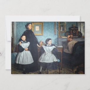 Edgar Degas - Die Familie Bellelli Dankeskarte