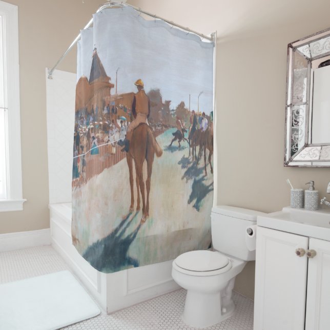 Edgar Degas - Die Parade Duschvorhang (Beispiel)