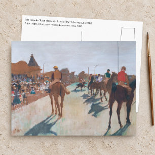 Edgar Degas - Die Parade Postkarte
