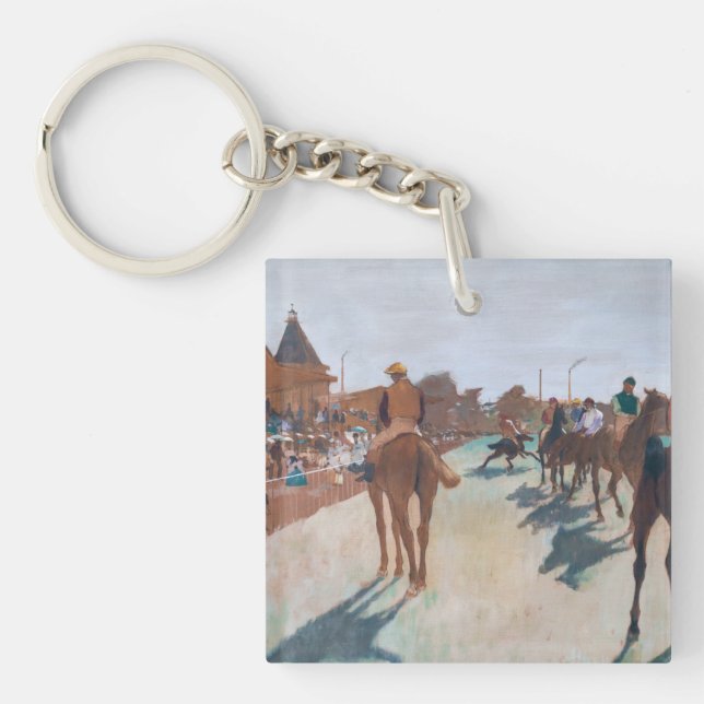 Edgar Degas - Die Parade Schlüsselanhänger (Vorderseite)
