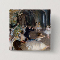 Edgar Degas - Die Probe des Balletts auf der Bühne