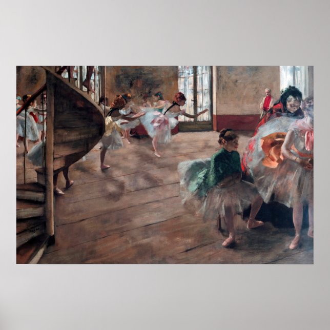 Edgar Degas - Die Probe Poster (Vorne)