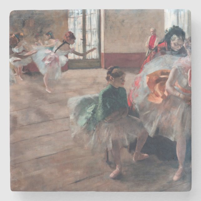 Edgar Degas - Die Probe Steinuntersetzer (Vorderseite)
