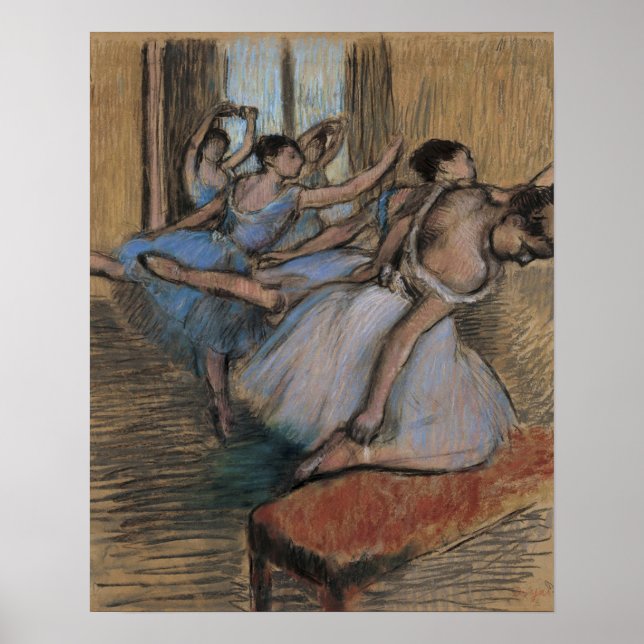 Edgar Degas | Die Tänzer Poster (Vorne)