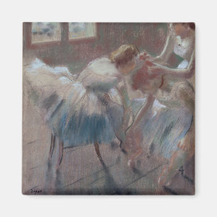 Edgar Degas drei Tänzer, die für Klasse sich Magnet