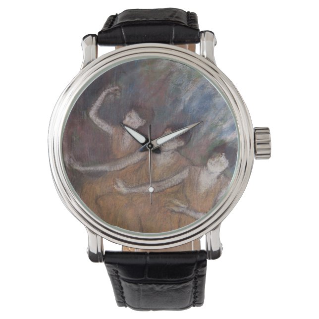 Edgar Degas Drei Tänzerinnen | Armbanduhr (Vorderseite)