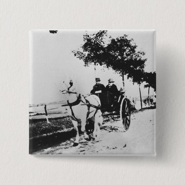 Edgar Degas | Edgar Degas und ein Freund Button (Vorderseite)