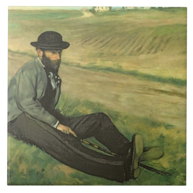 Edgar Degas | Eugene Manet Fliese (Vorderseite)