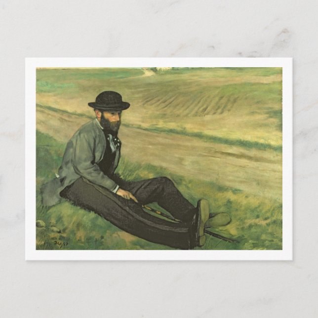 Edgar Degas | Eugene Manet Postkarte (Vorderseite)