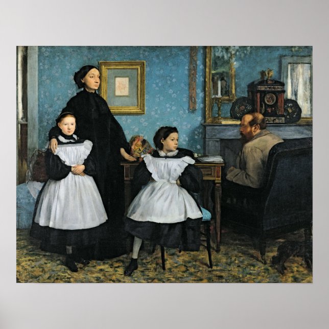 Edgar Degas | Familie Bellelli, 1858-67 Poster (Vorne)