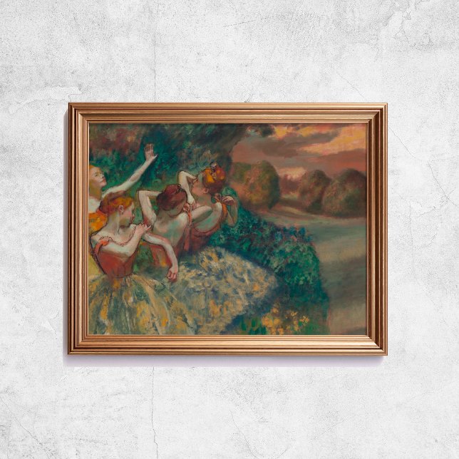 Edgar Degas Four Dancers Alte Berühmte Kunst Poster (Edgar Degas Four Dancers Old Famous Art Poster
)