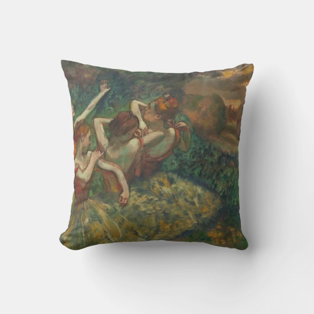 Edgar Degas Four Dancers Impressionist Kissen (Vorderseite)