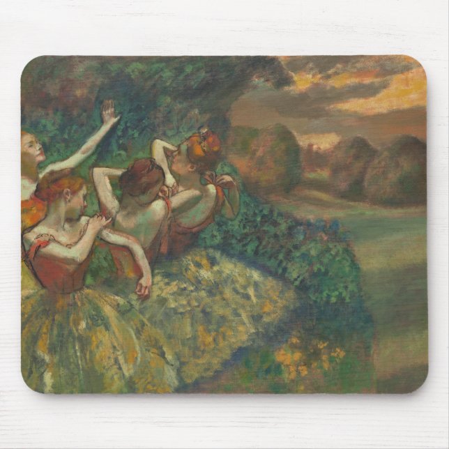 Edgar Degas Four Dancers Impressionist Mousepad (Vorne)