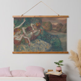 Edgar Degas Four Dancers Old Fame Art Wall Wandteppich Mit Holzrahmen