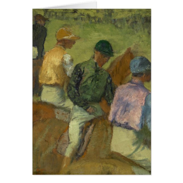 Edgar Degas | Four Jockeys (Devant)