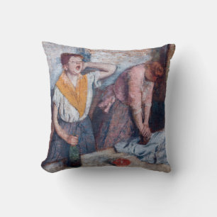 Edgar Degas - Frauen beim Bügeln Kissen