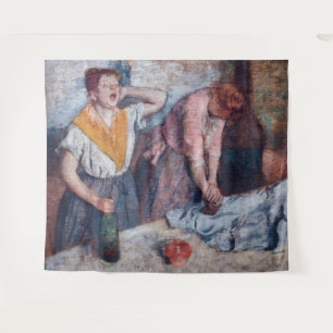 Edgar Degas - Frauen beim Bügeln Wandteppich
