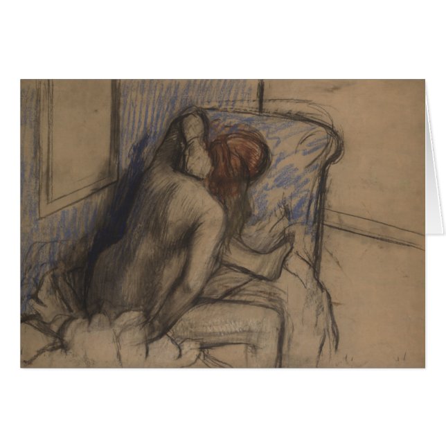 Edgar Degas | Frauen trocken ihr Haar (Vorderseite (Horizontal))