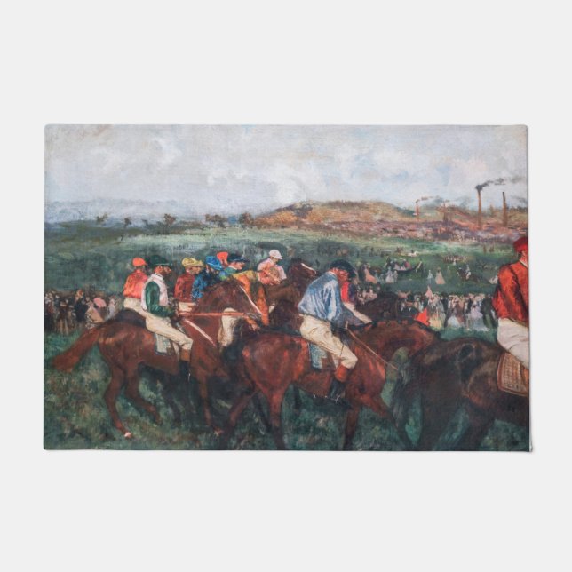 Edgar Degas - Gentlemen Race Fußmatte (Vorderseite)