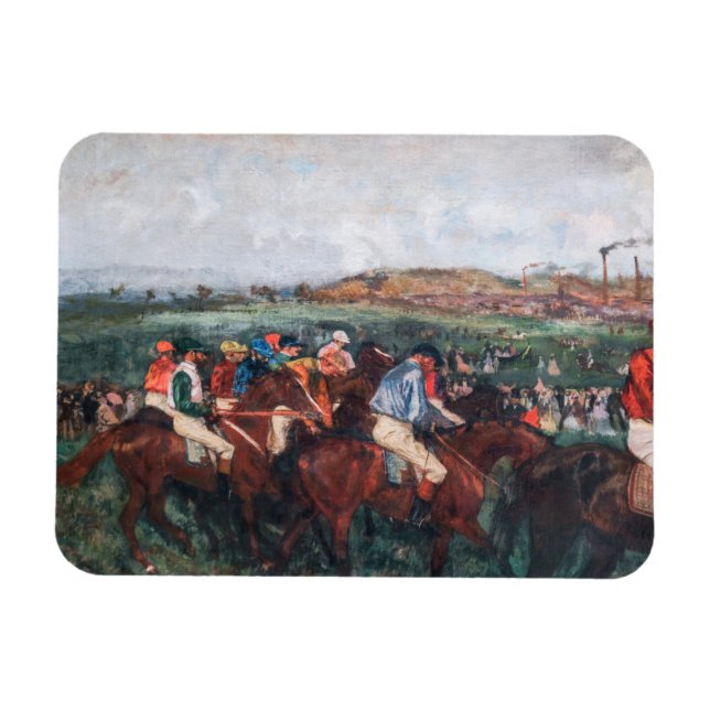 Edgar Degas - Gentlemen Race Magnet (Horizontal)
