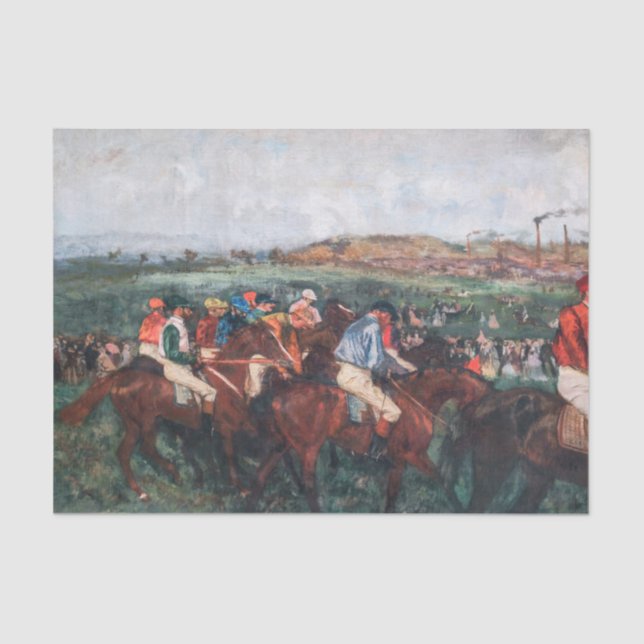 Edgar Degas - Gentlemen Race Seidenpapier (Vorderseite)