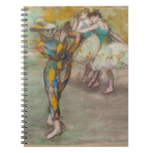 Edgar Degas - Harlekin-Tanz Notizblock