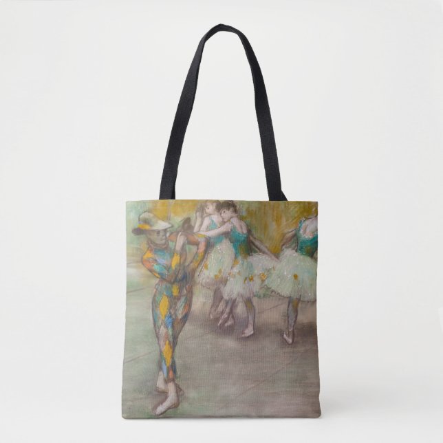 Edgar Degas - Harlequin Dance Tasche (Vorderseite)