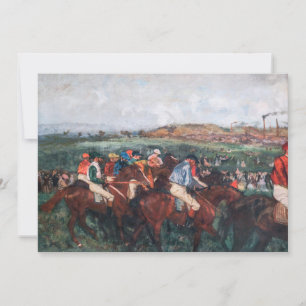 Edgar Degas - Herrenrennen Einladung