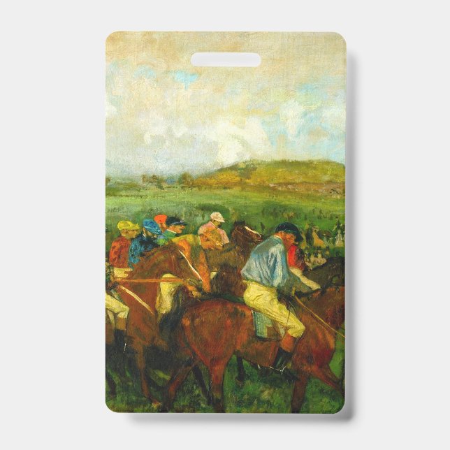 Edgar Degas Horseback Riding Ausweis (Vorderseite)