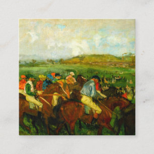 Edgar Degas Horseback Riding Begleitkarte
