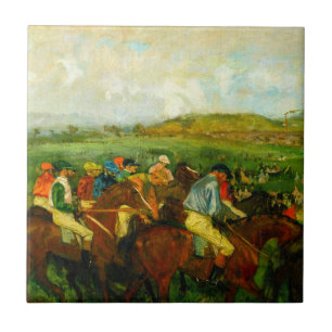 Edgar Degas Horseback Riding Fliese